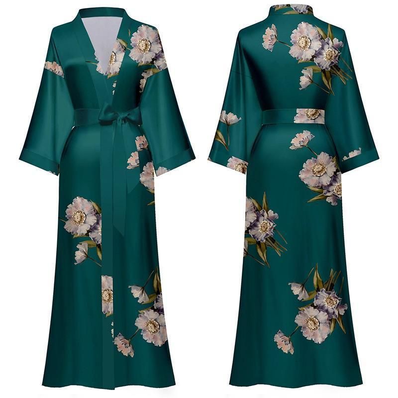 Robe verte 1-one taille