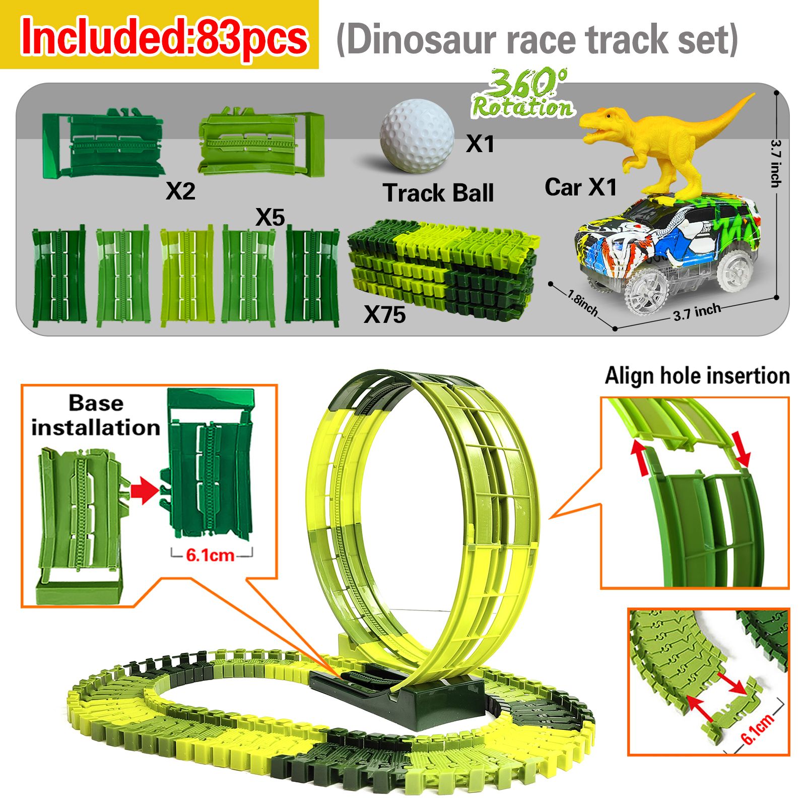 track set 83 pcs