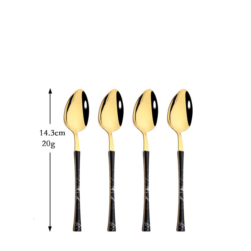 4pcs tea spoon a