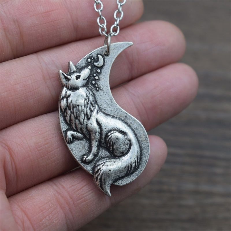 Catene 12 pezzi Collana lupo celtico_voghion.com