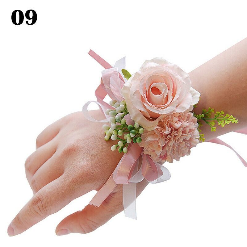ピンクの手首の花