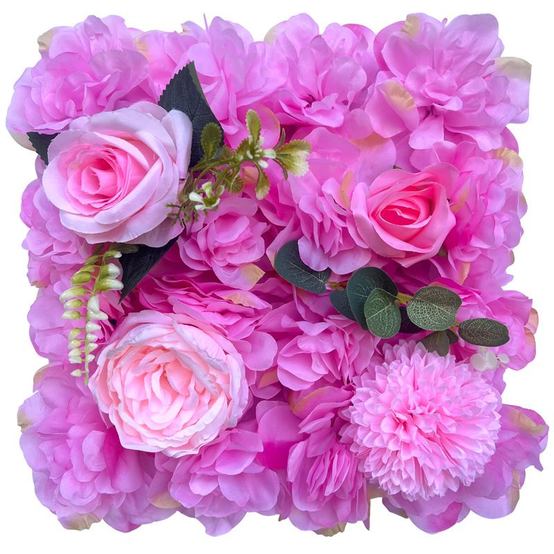 Chine rose rose 1pc 25x25cm