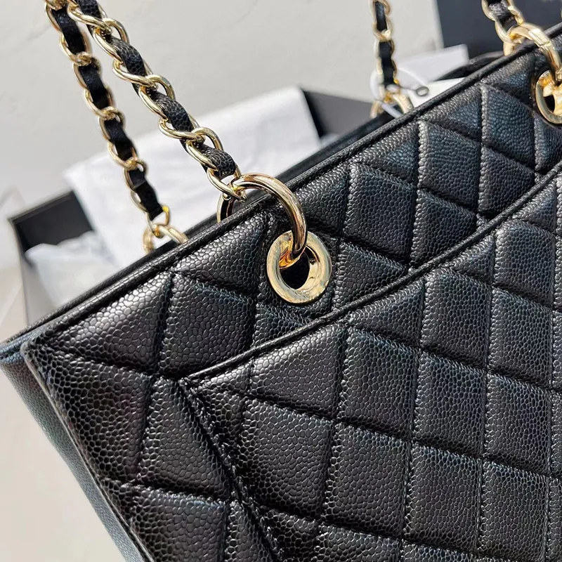 Designer Bag The Tote Bag GST Womens Grand Shopping Tote Caviar One Size  Top Handle Handbag Chain Shoulder Tote Travel CC Turn Lock Diamond Quilted Tote  Bags From Albert008, $112.94