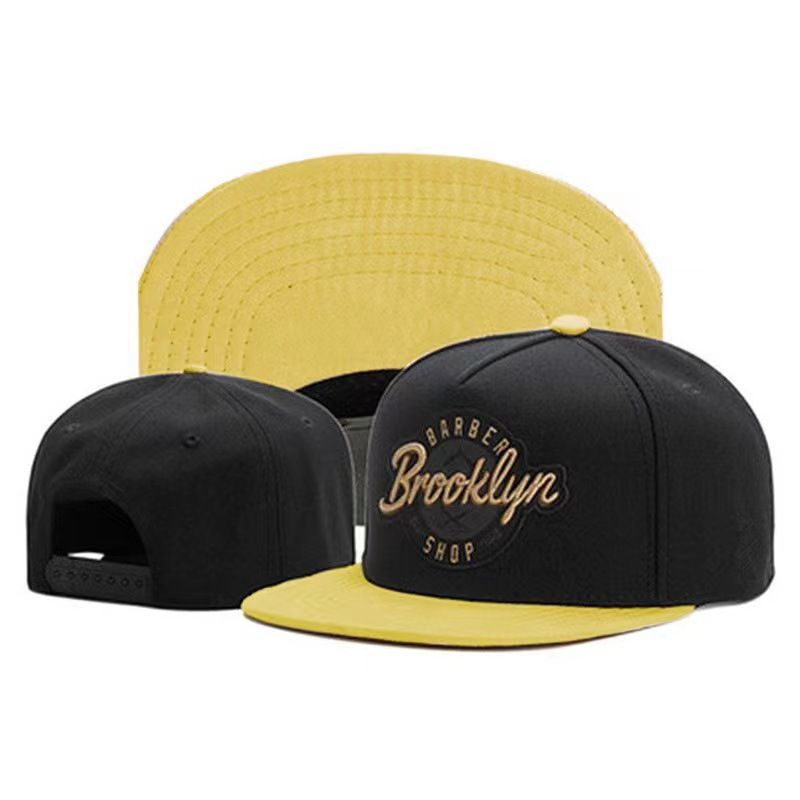 Black+ Yellow brim