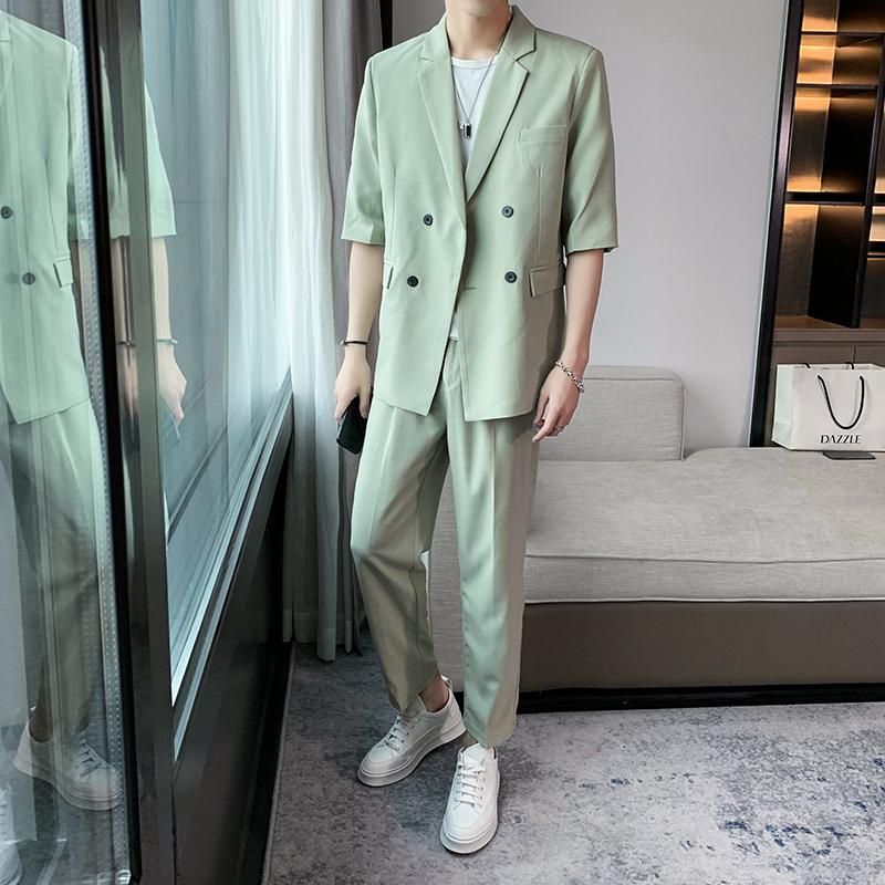 Green Suit set Mens