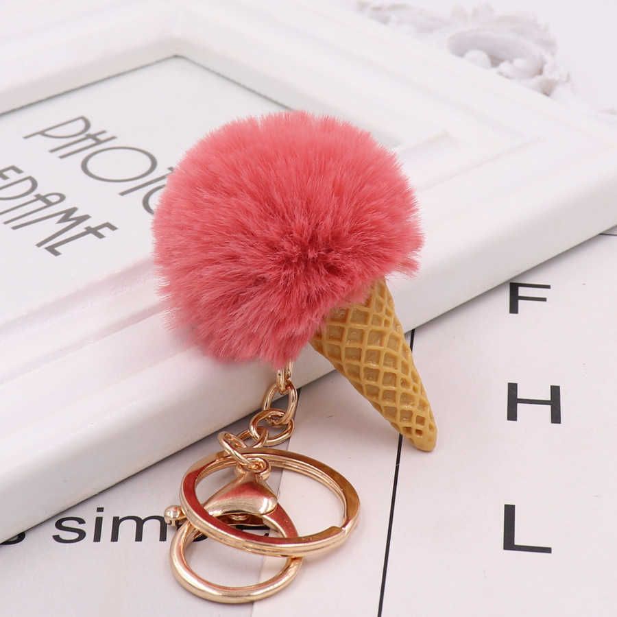 Cameo Pink-Small Ice Cream (gold Chain
