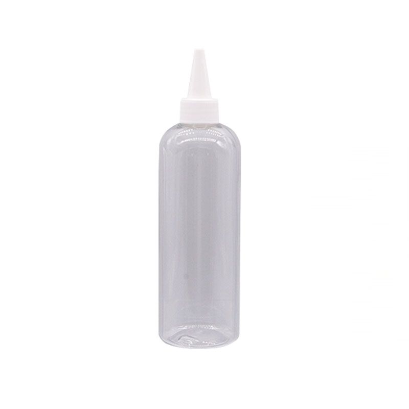 300ml Clear Bottle White Plastic