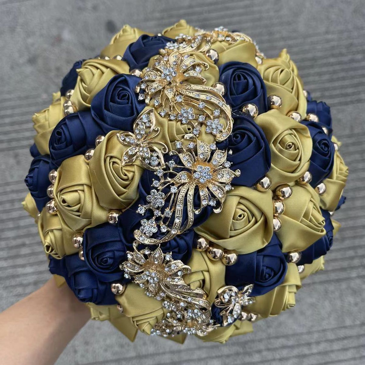 gold navy