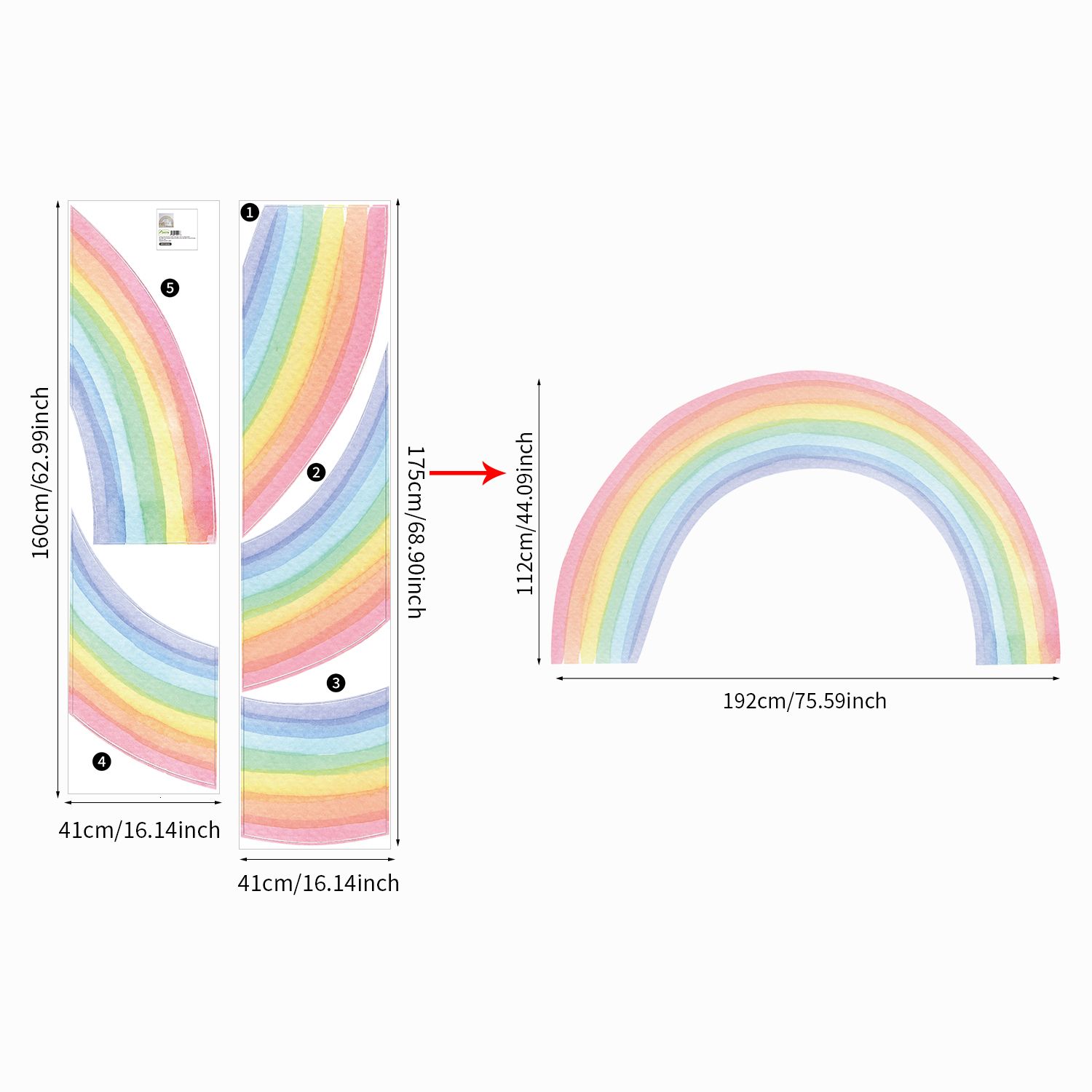 Acquerello Rainbow L-Tessuto