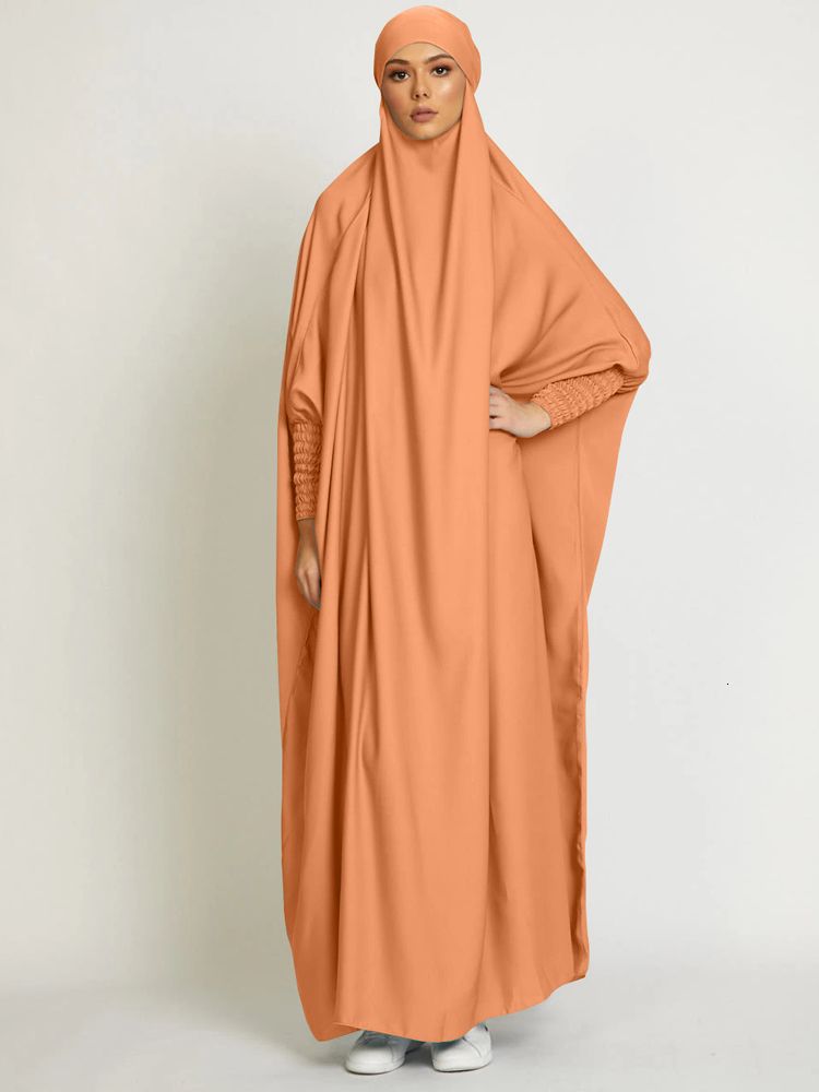 Orange jilbab-one storlek