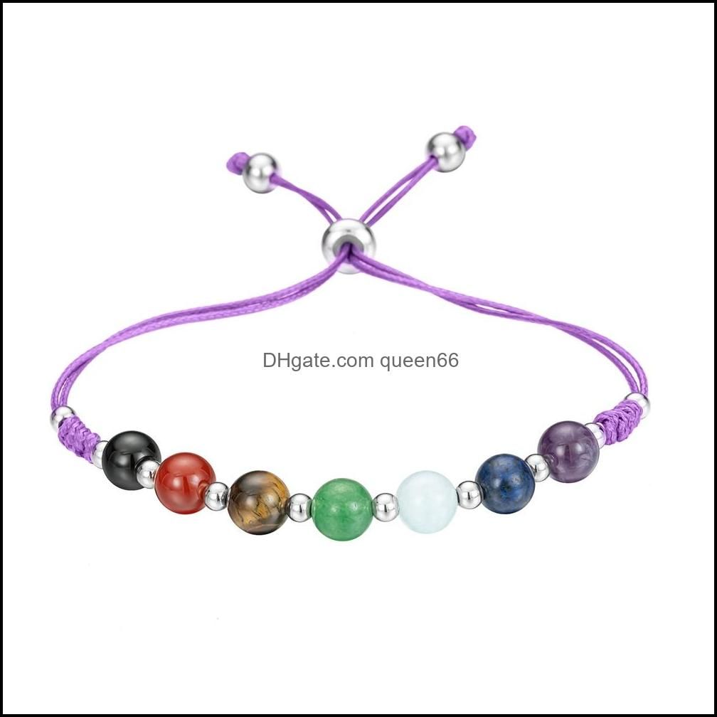 Chakra cuir violet 7