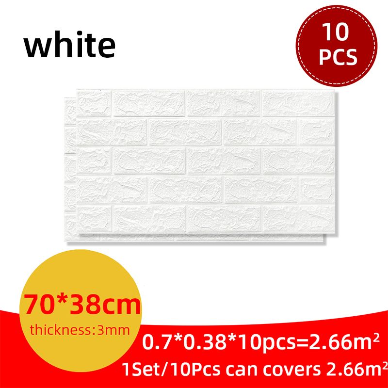 White 70x38cm