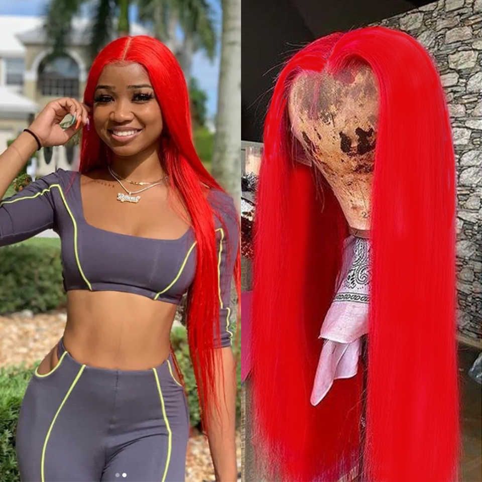 Hot Red Wig