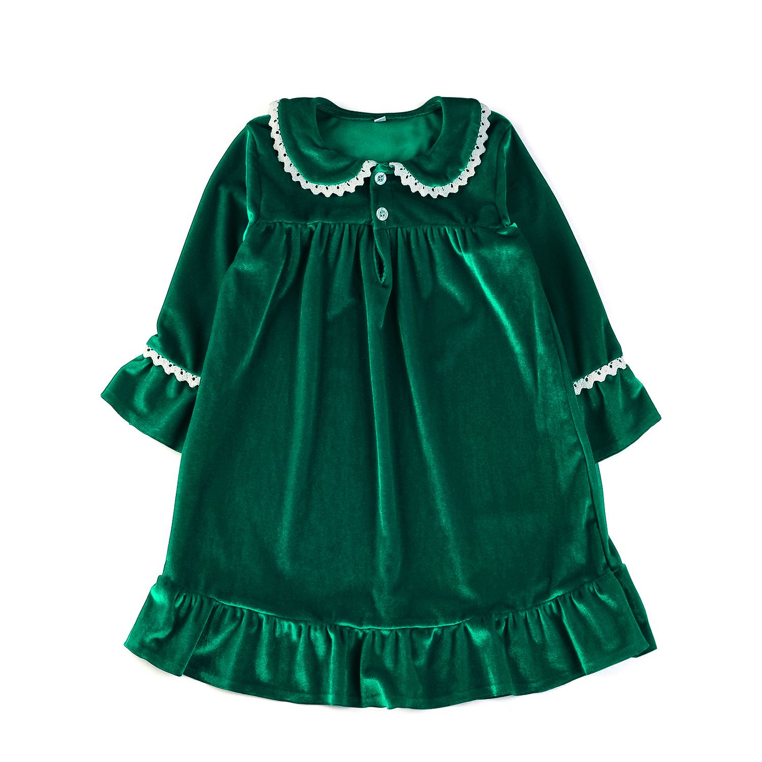 robe de nuit verte