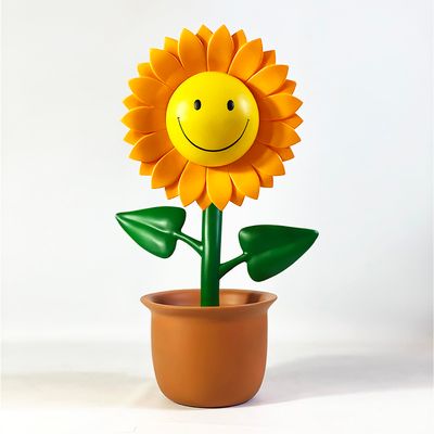 Girasol sonriente amarillo