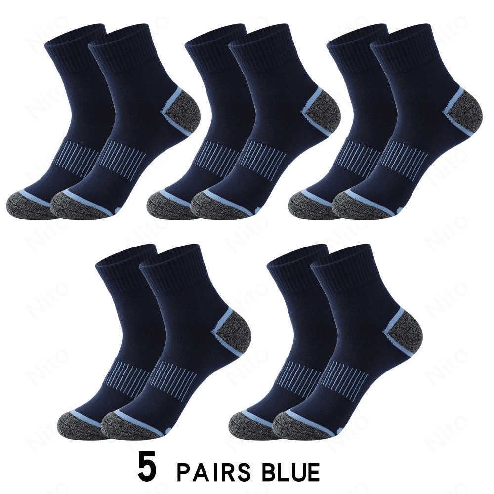 5 paires bleu