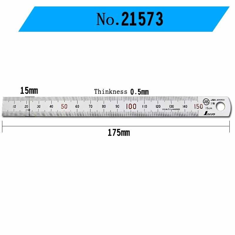 Matt 150 mm władca ze stali