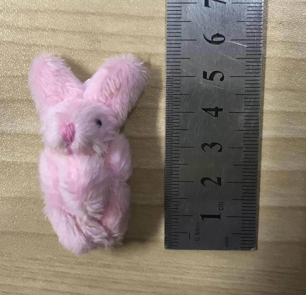 4cm peluche rose