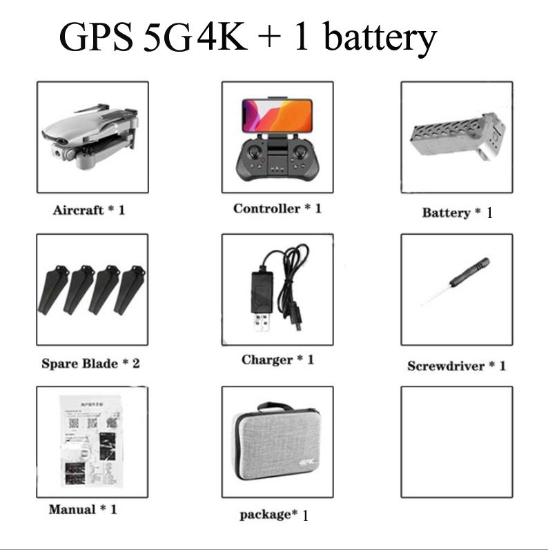 5G 4K 1 Batterij