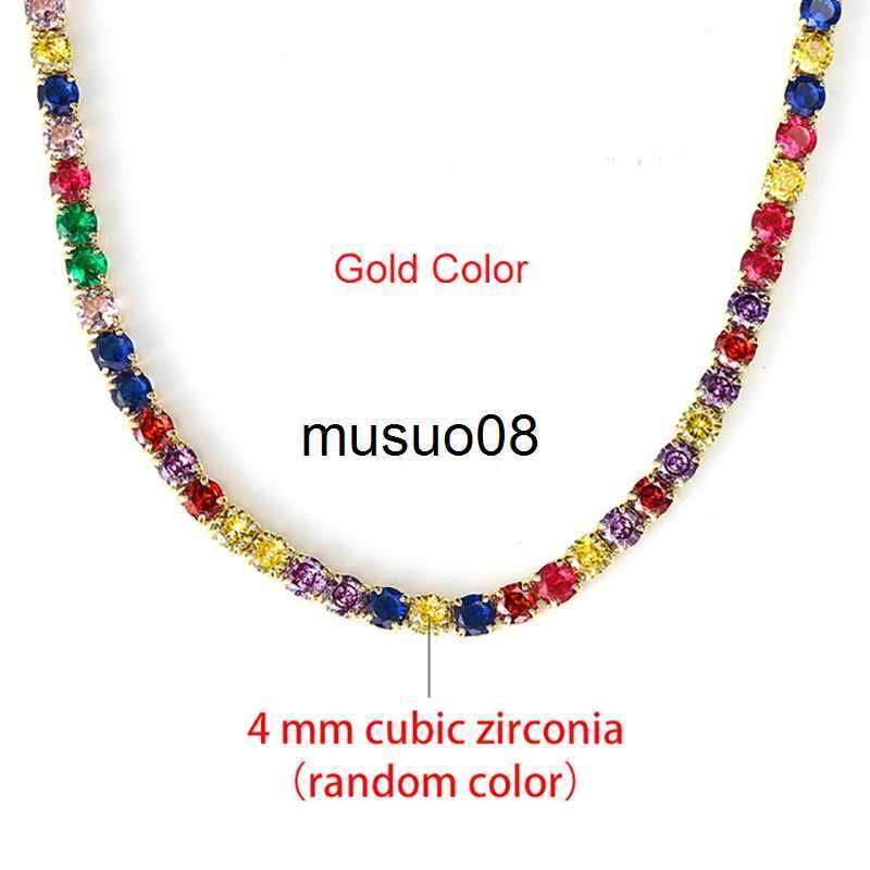 Rainbow 4mm-Chain Lenght 33cm