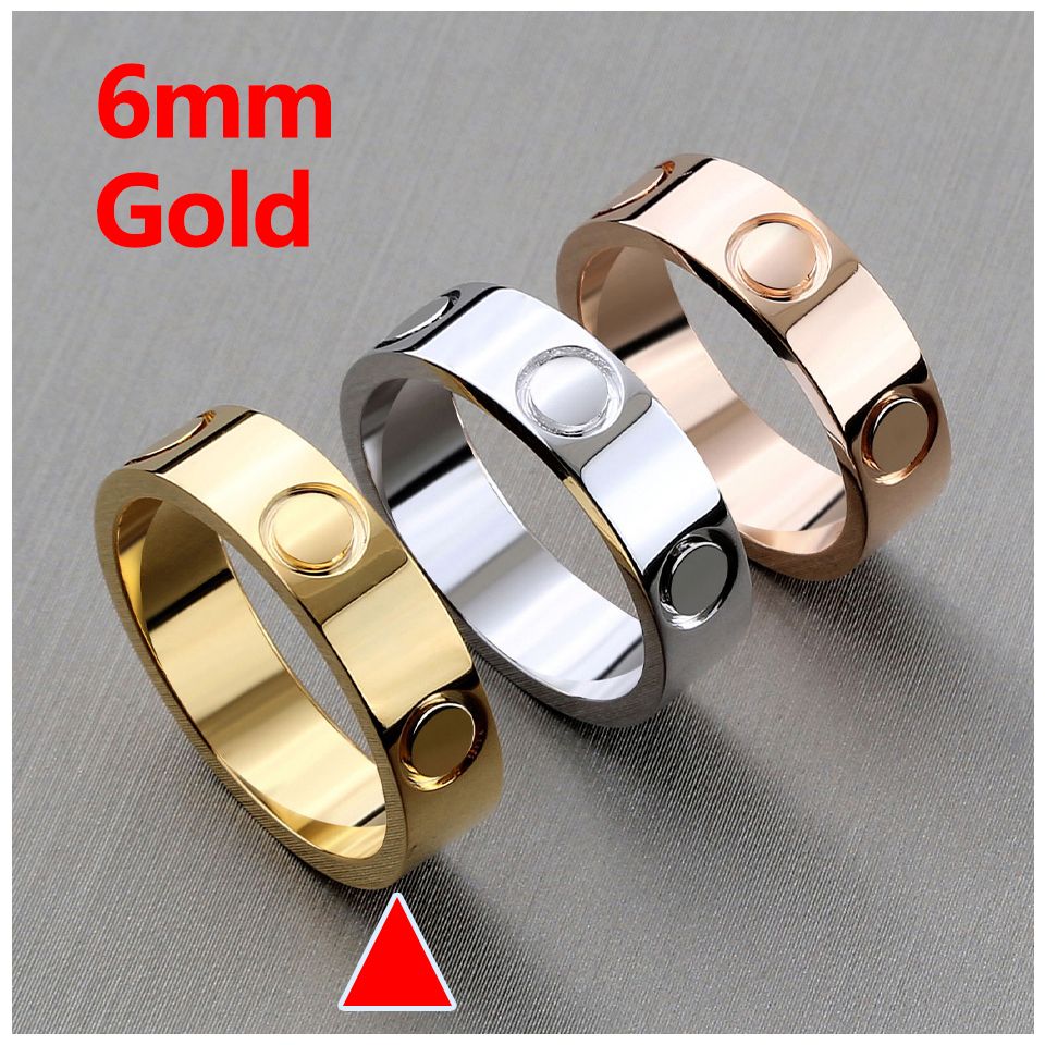 6 mm gouden ring