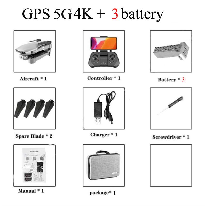 5G 4K 3 bateria