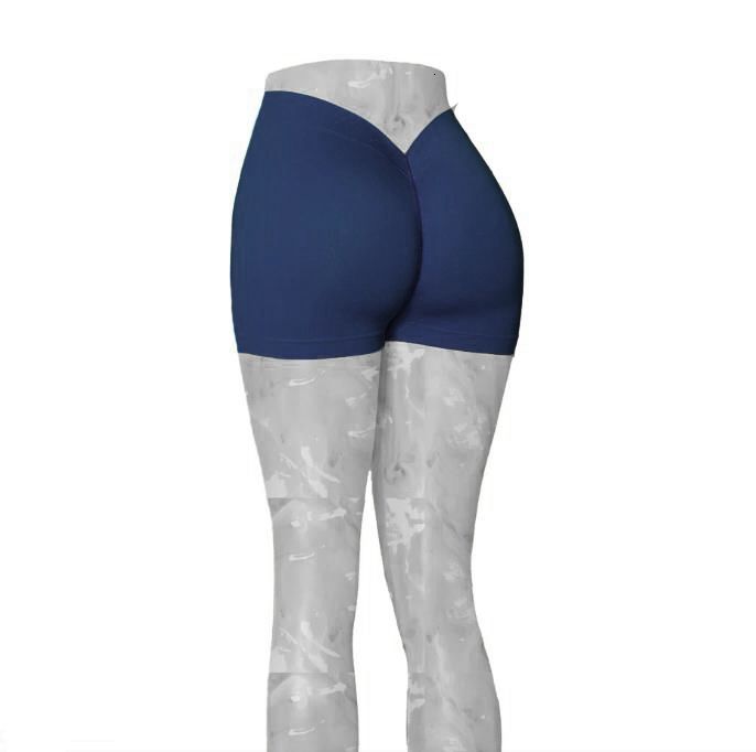 marinblå shorts