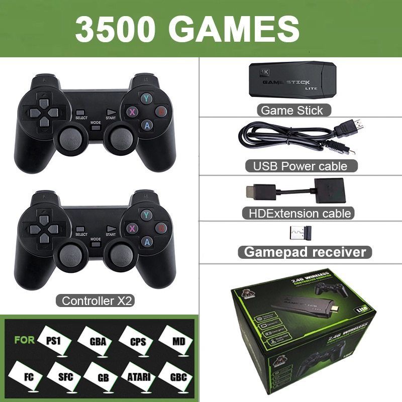 Opties:3500 met 2 Gamepads