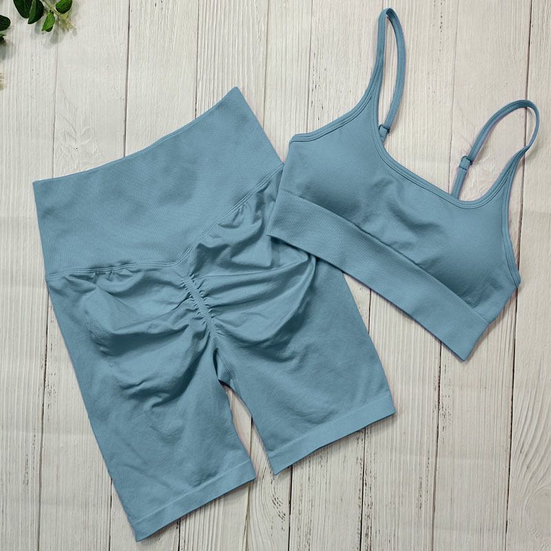 Blauwe groene set