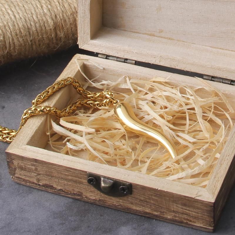 Cor de ouro com caixa unida 70cm