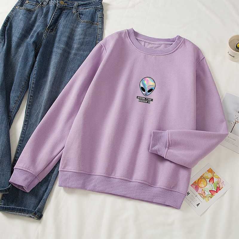 Sweat-shirt violet