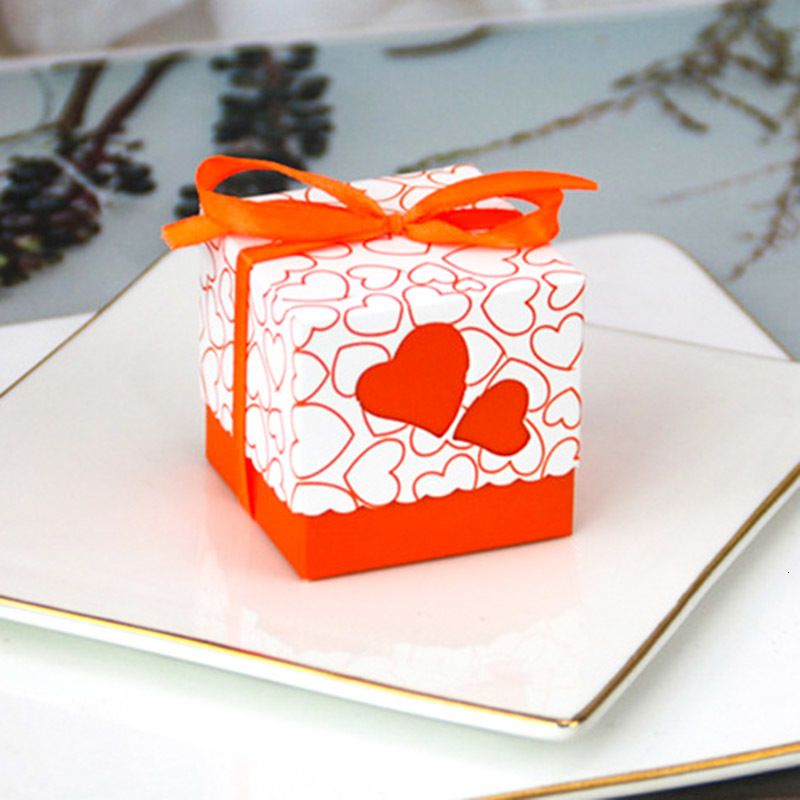 Heart Orange-100pcs