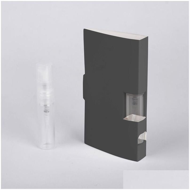 Glass Bottles Card Holder Black