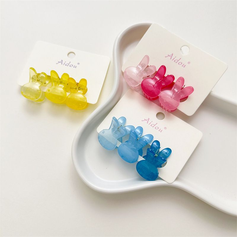3Pcs Set Mini Claw Clips Small Plastic Hair Clips Hair Clamps Mix Colour US