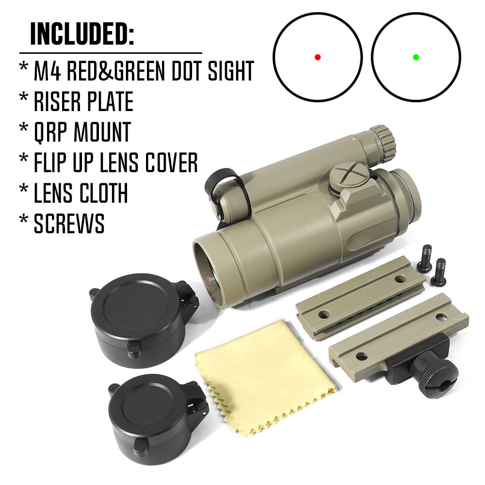 Options:FDE Red Green