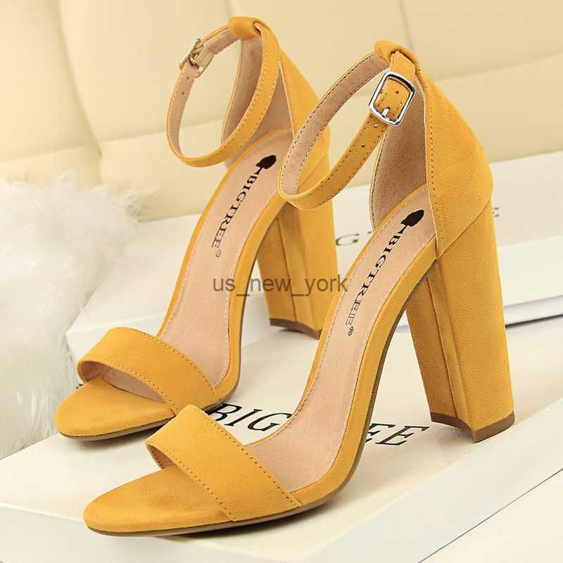 suede yellow-9.5cm