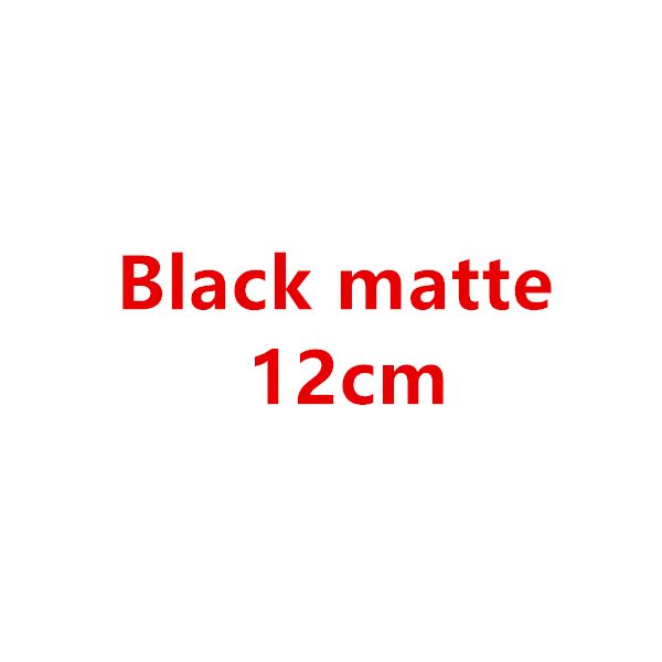 Zwarte matte 12 cm