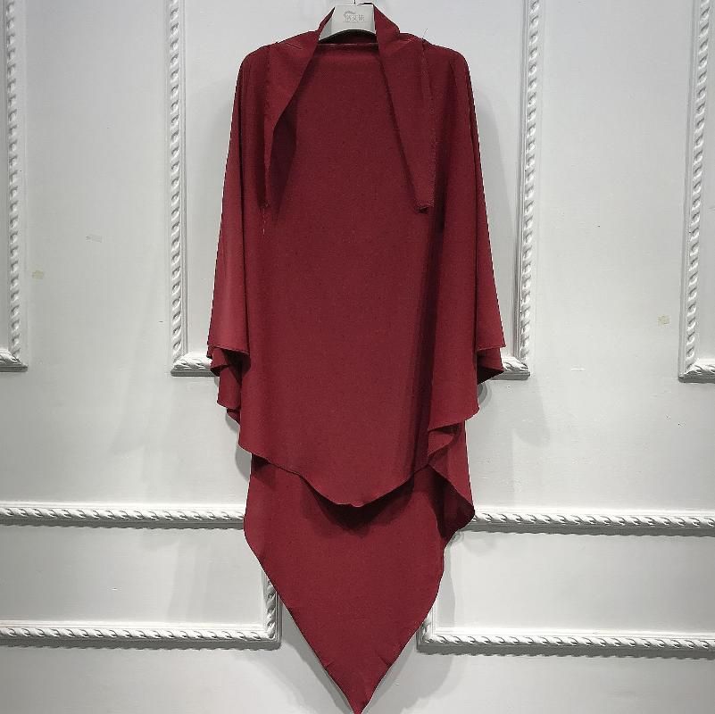 Burgund Hijab.