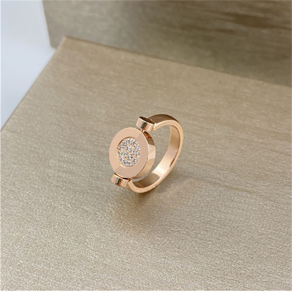 Bague rencontre coquillage noir rose