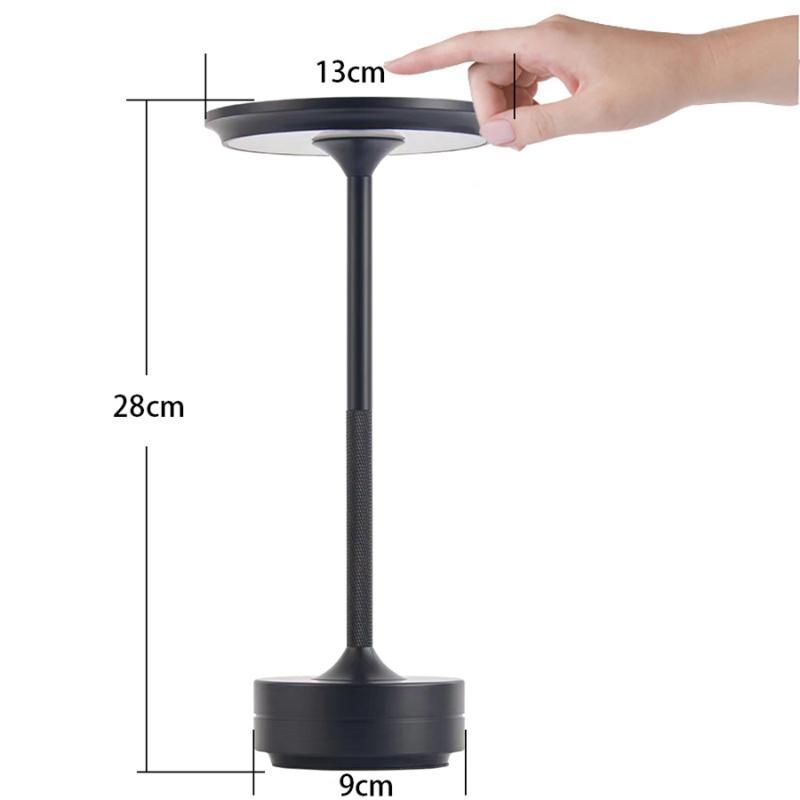 Black 3 colori Dimmable USB ricaricabile