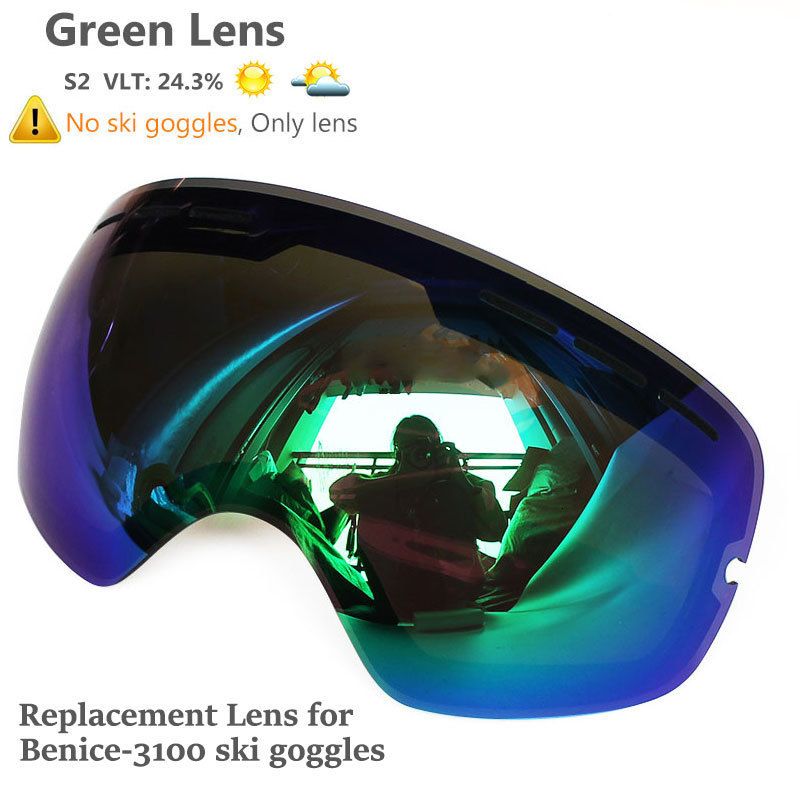 green lens only