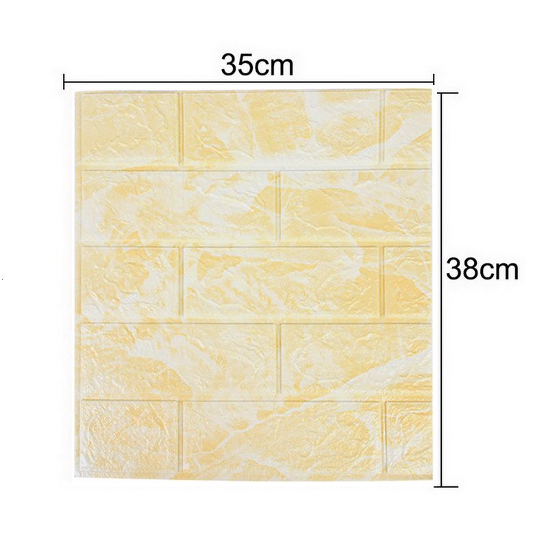 10pcs-yellow Marble-3d Style