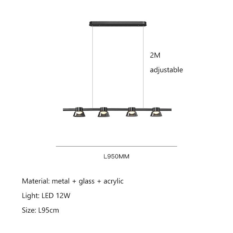 L95 cm vitt ljus