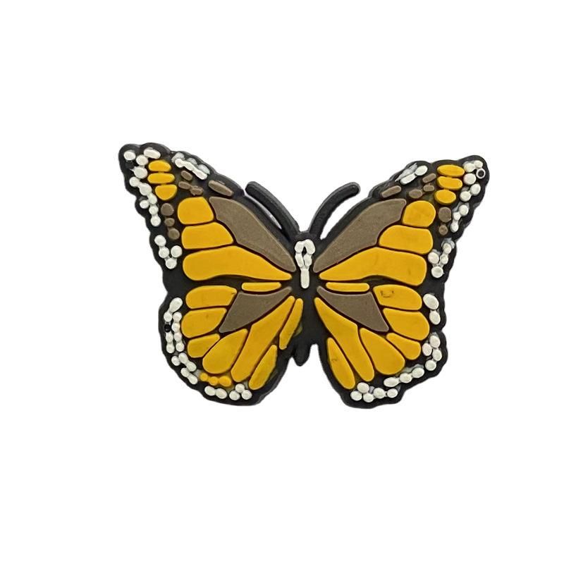 Papillon brun jaune