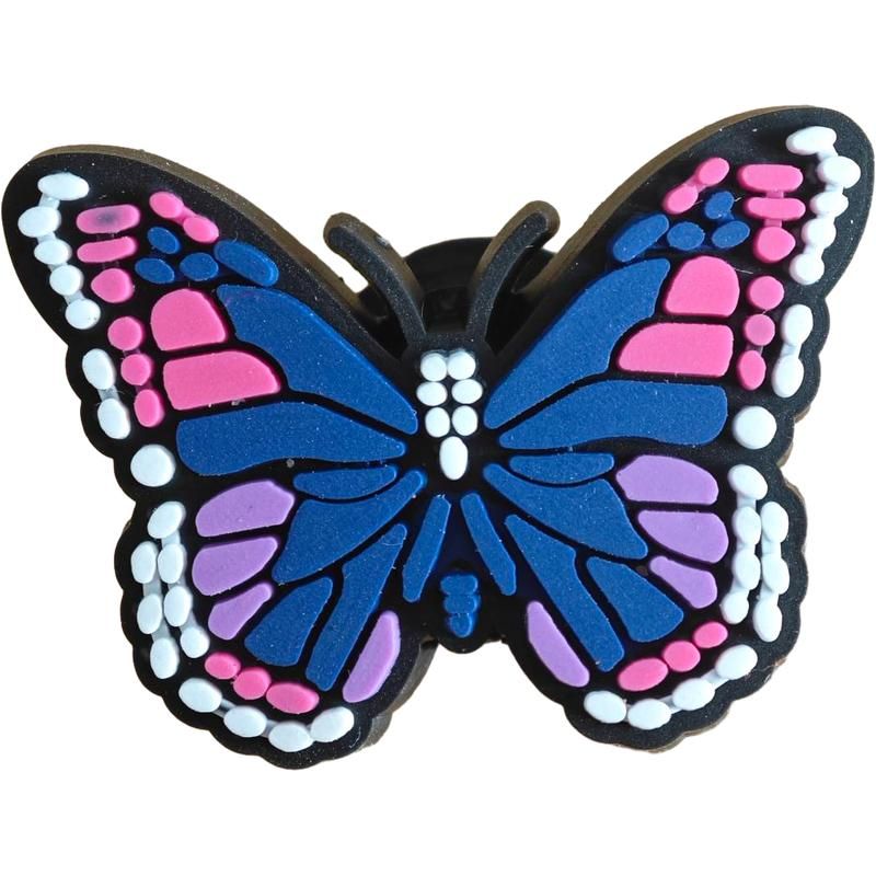 Navy Pink Butterfly