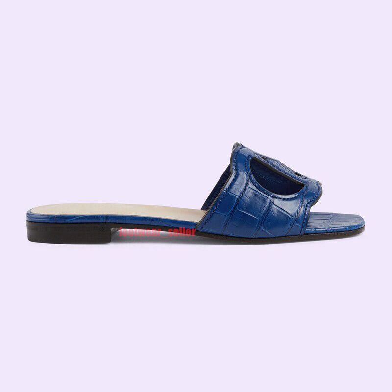 Designer Sandals For Womens Interlocking G Platform Sandale Slip On ...