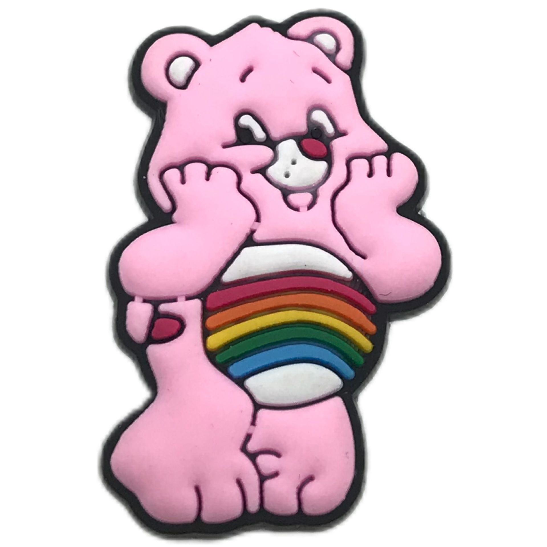 Розовый радужный медведь
