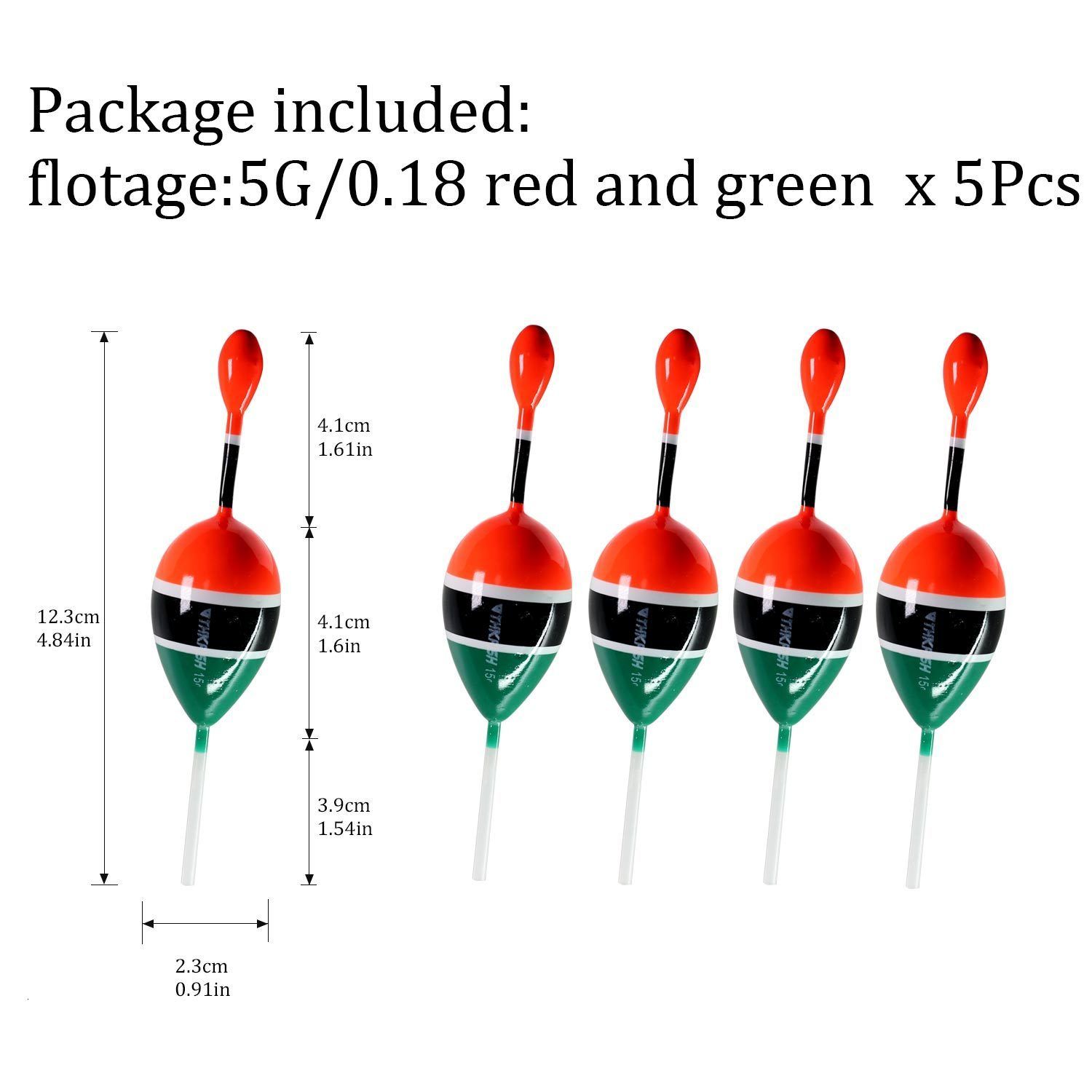 5pcs 5g Green