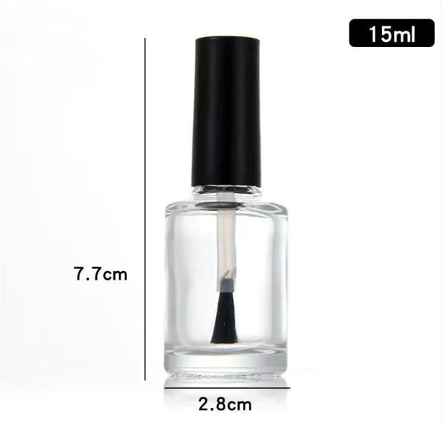 Flacon rond long de 15 ml