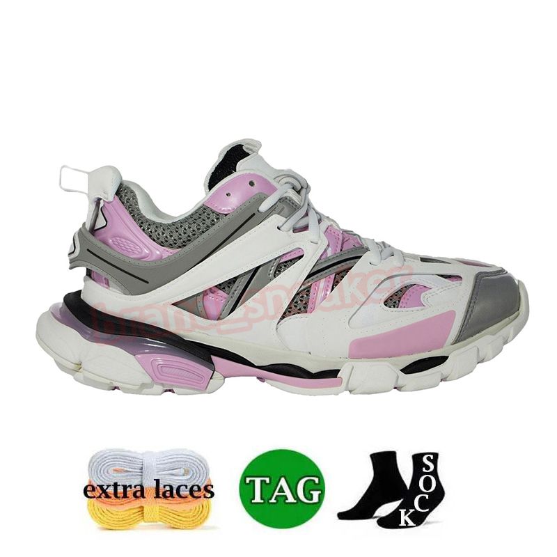 A3 Track White Rose Pink Grey 36-40